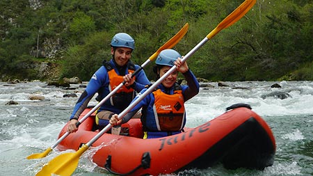 rafting en asturias